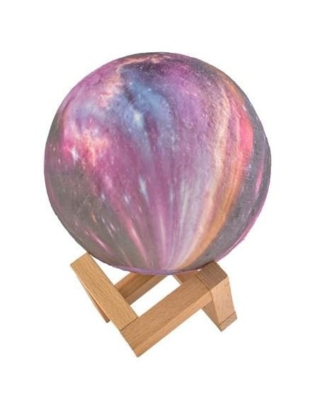 Naktinė lempa mėnulis 15cm 16 spalvų