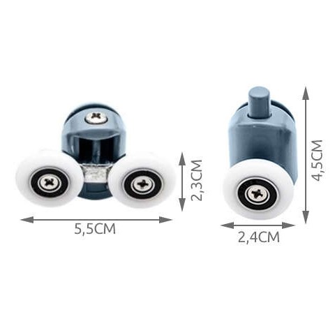 Ratukai dušo kabinai, rinkinyje 8 vnt. KK9646