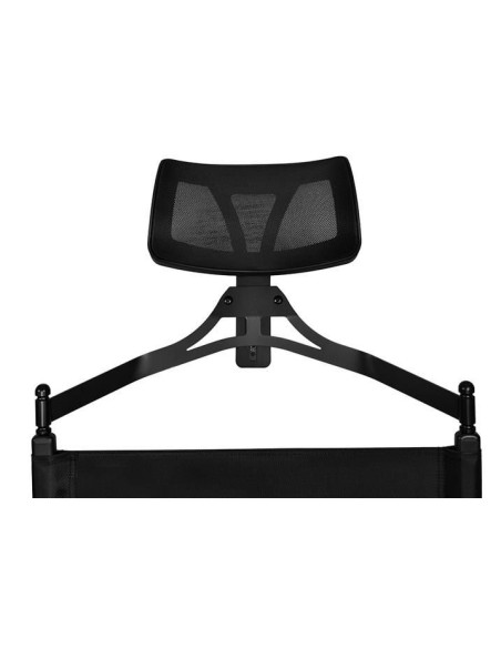 Aliuminio makiažo kėdė su galvos atrama