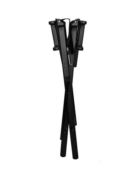 Aliuminio makiažo kėdė su galvos atrama