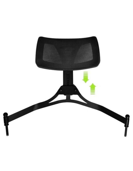 Aliuminio makiažo kėdė su galvos atrama