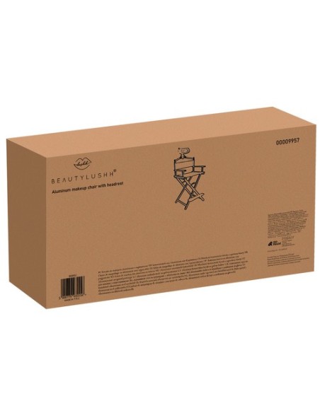 Aliuminio makiažo kėdė su galvos atrama