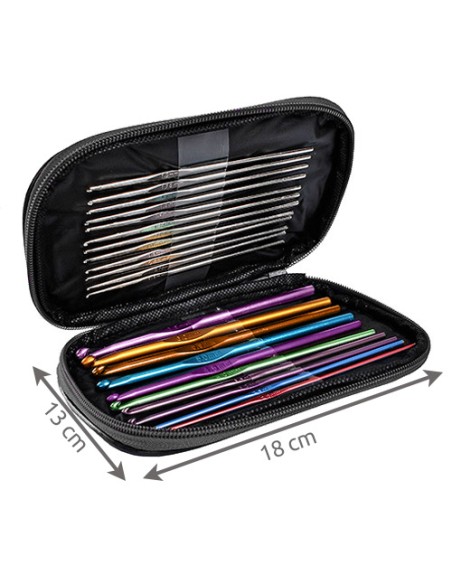 Nėrimo kabliukų rinkinys 50 vnt.