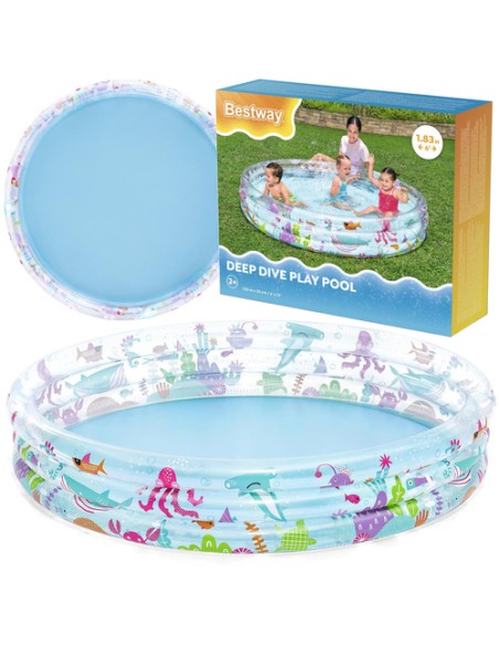 Pripučiamas baseinas 188x33cm BESTWAY 51005