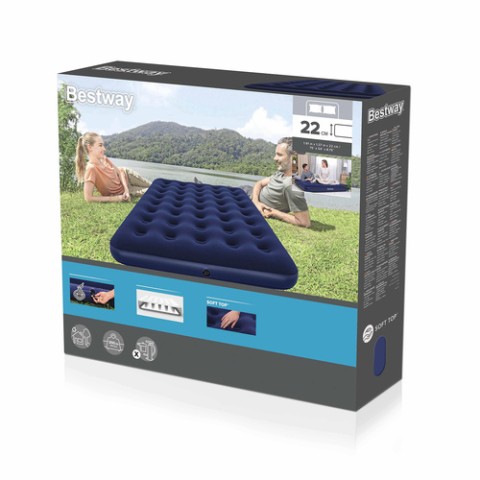 Dvigubas čiužinys 191 x 137 x 22 cm BESTWAY 67002