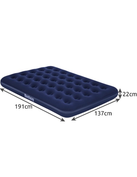 Dvigubas čiužinys 191 x 137 x 22 cm BESTWAY 67002