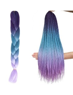 Sintetinės plaukų pynės ombre blue/ fio W10342