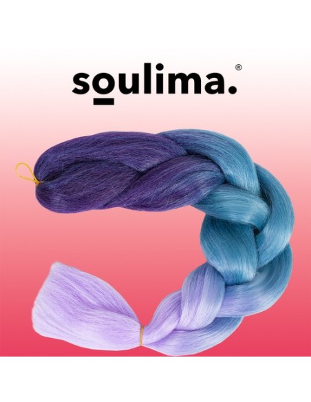 Sintetinės plaukų pynės ombre blue/ fio W10342