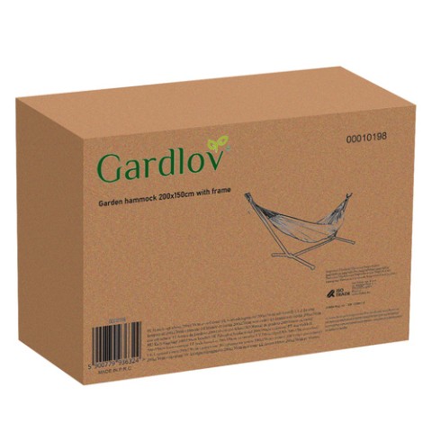 Sodo hamakas 200x150cm su rėmu