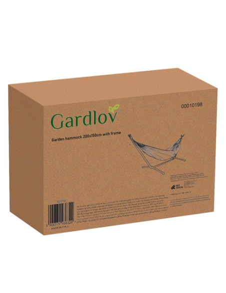 Sodo hamakas 200x150cm su rėmu