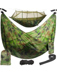 Santiago Army turistinis hamakas 260x140cm Tinklas