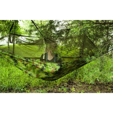 Santiago Army turistinis hamakas 260x140cm Tinklas