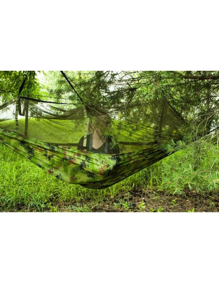 Santiago Army turistinis hamakas 260x140cm Tinklas