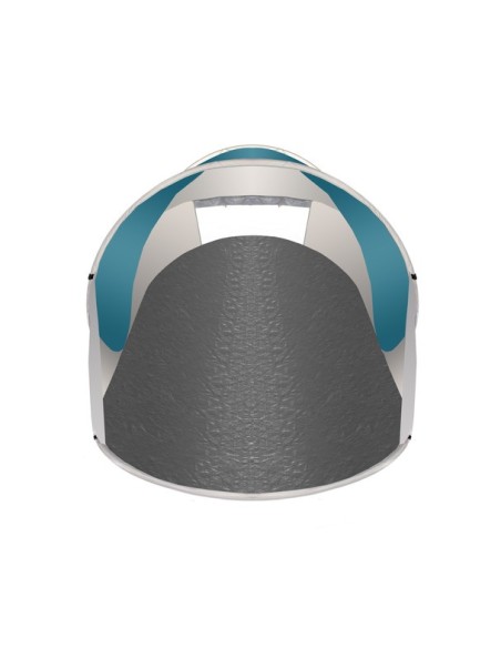 Paplūdimio palapinė 145x100x70cm - turkio spalvos - balta