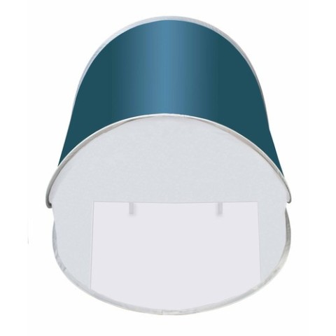 Paplūdimio palapinė 145x100x70cm - turkio spalvos - balta