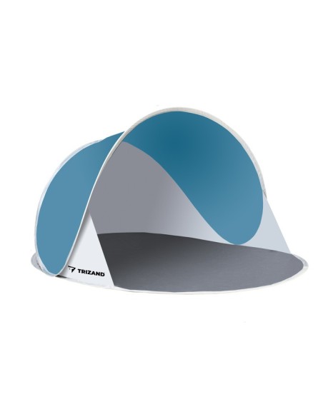 Paplūdimio palapinė 145x100x70cm - turkio spalvos - balta