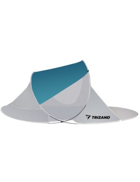 Paplūdimio palapinė 220x120x90cm - turkis - pilka