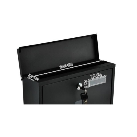 Pašto dėžutė – juoda