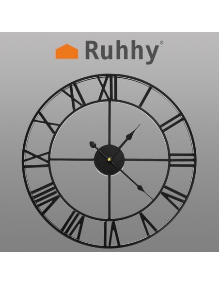 Retro sieninis laikrodis - juodas