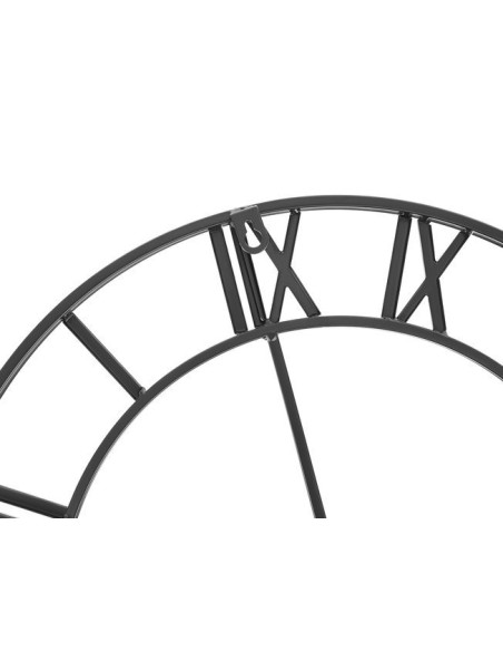 Retro sieninis laikrodis - juodas