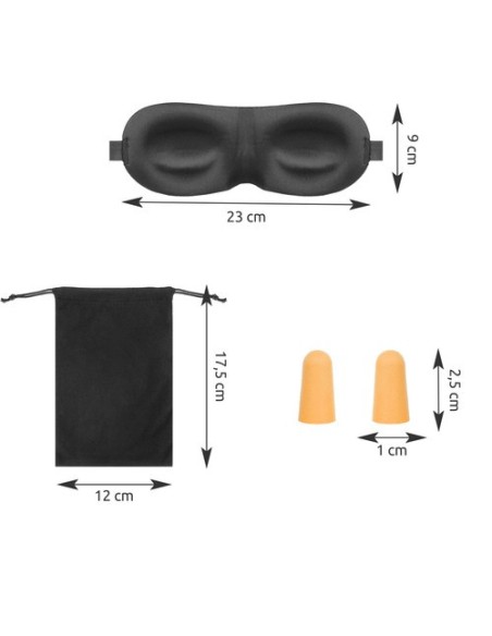 Miego akis + ausų kištukai