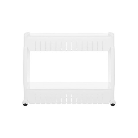 Mobili virtuvės lentyna ant ratukų, balta