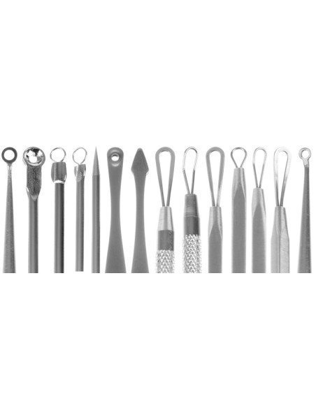 Šaukšteliai inkštirams šalinti - rinkinyje 7 vnt