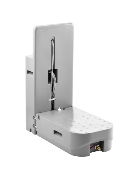 Nešiojamas kempingo praustuvas su muilo dozatoriumi ir laikikliu popieriui SET 65 l