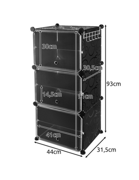 Modulinė batų lentyna – 6 lygių