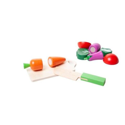 Daržovės pjaustymui mediniame kibire