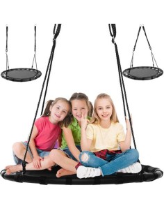 Sūpynės gandralizdžiui, 100 cm, juodos