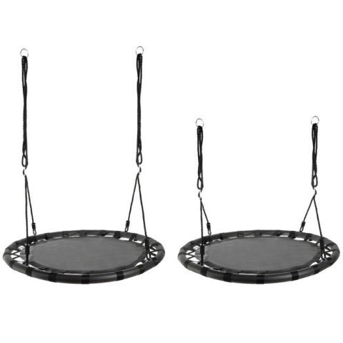 Sūpynės gandralizdžiui, 100 cm, juodos