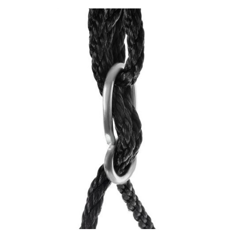 Sūpynės gandralizdžiui, 100 cm, juodos