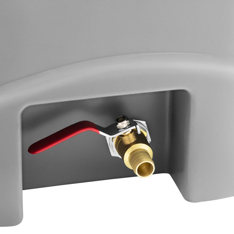 Nešiojamas kempingo praustuvas su muilo dozatoriumi ir laikikliu popieriui SET 65 l