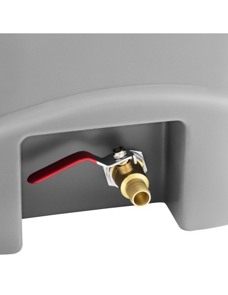 Nešiojamas kempingo praustuvas su muilo dozatoriumi ir laikikliu popieriui SET 65 l