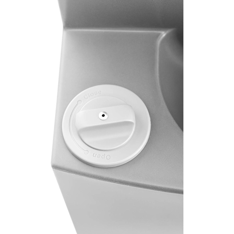 Nešiojamas kempingo praustuvas su muilo dozatoriumi ir laikikliu popieriui SET 65 l