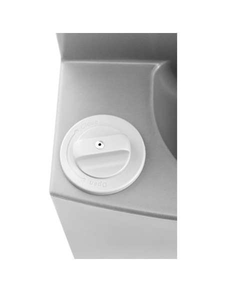 Nešiojamas kempingo praustuvas su muilo dozatoriumi ir laikikliu popieriui SET 65 l