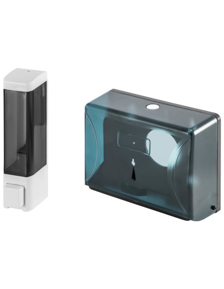 Nešiojamas kempingo praustuvas su muilo dozatoriumi ir laikikliu popieriui SET 65 l