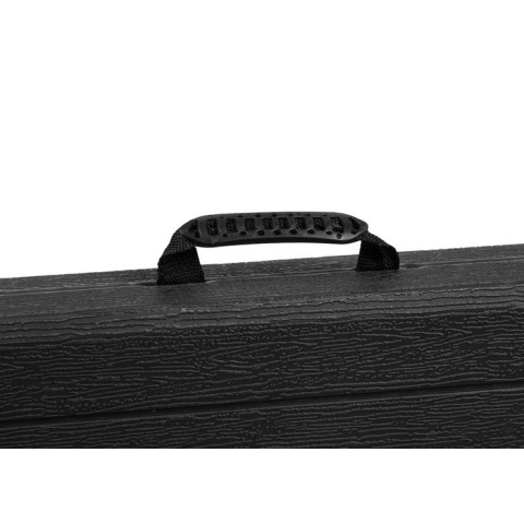 Sulankstomas sodo stalas, juodas, 180 cm