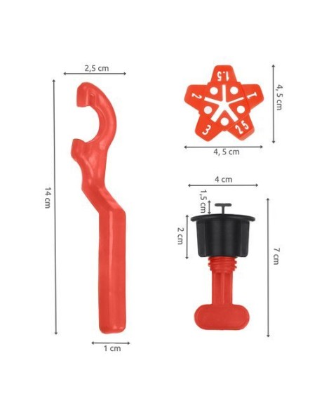 Plytelių išlyginimo sistema 150vnt + rakteliai