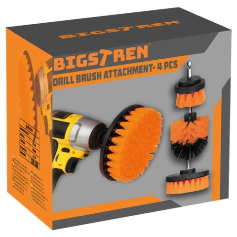 Grąžto valymo šepečiai - 4 vnt