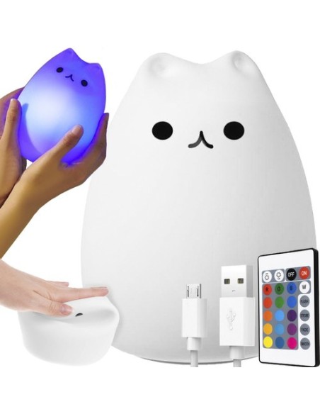 LED naktinė lempa - kačiukas