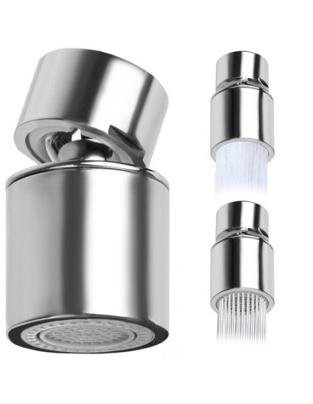 Dviejų funkcijų aeratorius su jungtimi