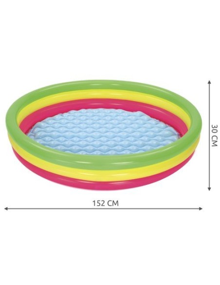 Pripučiamas vaivorykštinis baseinas 152cm Bestway 51103