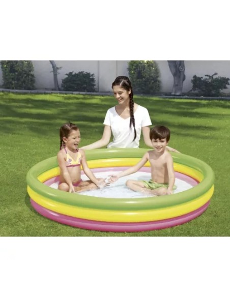 Pripučiamas vaivorykštinis baseinas 152cm Bestway 51103