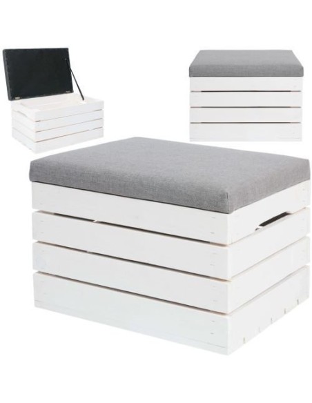 Medinis pufas - skrynia