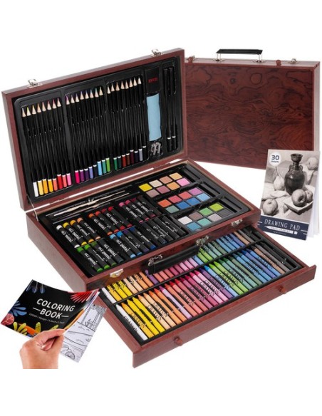 Dažymo rinkinys dėžutėje 148 vnt.