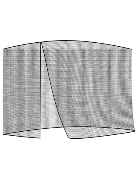 Tinklelis nuo uodų 3,5 m sodo skėčiui - juodas