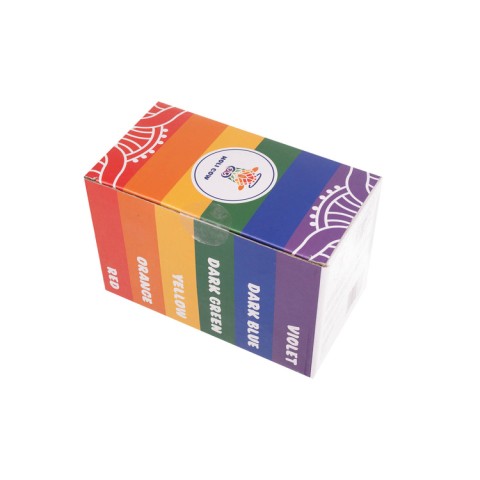 Holi spalvų milteliai - 6 x 100 g rinkinys