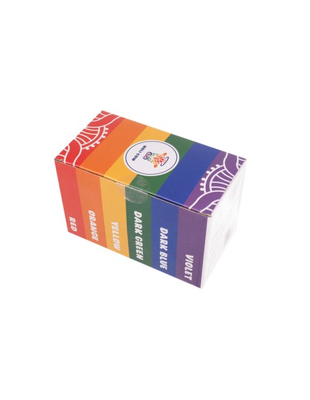 Holi spalvų milteliai - 6 x 100 g rinkinys